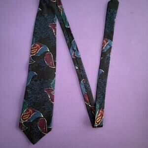 SPENCER & LOWE Men's 100% Imported Silk Neck Tie Paisley Print